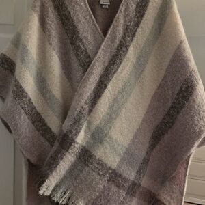 Striped Women's Poncho